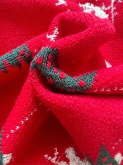 Women's Ugly Christmas Sweater Pullover Sweater Jumper Crew Neck Ribbed Knit Polyester Oversized Fall Winter Regular Outdoor Christmas Daily Stylish Casual Soft Long Sleeve Elk Christmas Tree Red -Xmas Cothing Store acoerq1696903405639