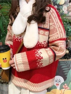 Women's Ugly Christmas Sweater Pullover Sweater Jumper Christmas Sweaters Crew Neck Ribbed Knit Acrylic Knitted Fall Winter Regular Outdoor Christmas Daily Fashion Casual Soft Long Sleeve Snowflake -Xmas Cothing Store ailsrx1697785169160