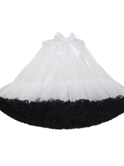 Women's Skirt PetticoatBlack White Pink Blue Skirts Summer Pleated Layered Tulle Lined Tutus Casual Performance Party Christmas One-Size -Xmas Cothing Store asqzqd1629860559267