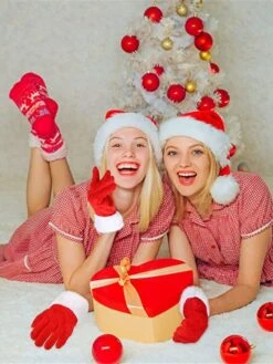 Women's Active Christmas Pure Color Headwear