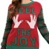 Women's Ugly Christmas Sweater Pullover Sweater Jumper Crew Neck Ribbed Knit Polyester Knitted Print Fall Winter Regular Outdoor Xmas Holiday Daily Stylish Casual Long Sleeve Print Black Green S -Xmas Cothing Store banvog1697290864886