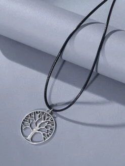1PC Pendant Necklace For Women's Christmas Party Evening Gift Alloy Retro Tree Of Life -Xmas Cothing Store bdhbkc1627554856679