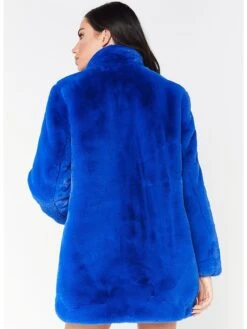 Women's Faux Fur Coat Regular Fur Collar Coat White Black Pink Yellow Fuchsia Stylish Christmas Fall Open Front Turndown Regular Fit S M L XL XXL 3XL / Warm -Xmas Cothing Store bdzxzx1635332495921