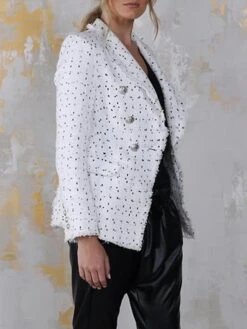 Women's Blazer Formal Button Plaid Warm Christmas Streetwear Regular Fit Outerwear Xmas Long Sleeve Fall Claret S -Xmas Cothing Store beqywl1692767165037