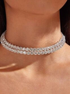 1PC Choker Necklace For Women's Wedding Christmas Party Evening Alloy Classic Precious