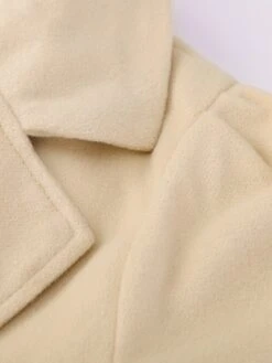 Women's Winter Coat Christmas Party Wear Fall Long Trench Coat With Belt Elegant Over Coat Double Breasted Pea Coat Casual Jacket Long Sleeve Black Red Beige -Xmas Cothing Store bmmsjb1638871350897