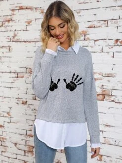 Women's Ugly Christmas Sweater Pullover Sweater Jumper Crew Neck Ribbed Knit Polyester Knitted Print Fall Winter Regular Outdoor Xmas Holiday Daily Stylish Casual Long Sleeve Elk Christmas Tree -Xmas Cothing Store bnbqce1697290698865