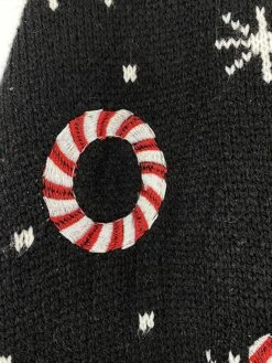 Women's Ugly Christmas Sweater Cardigan Christmas Sweaters V Neck Ribbed Knit Polyester Knitted Print Fall Winter Short Outdoor Christmas Daily Stylish Casual Soft Long Sleeve Letter Santa Claus -Xmas Cothing Store bnsjtx1697290851781