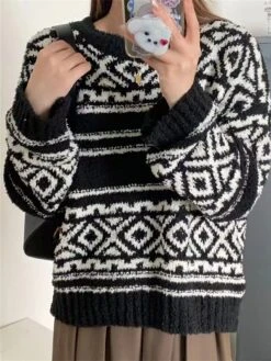 Women's Ugly Christmas Sweater Pullover Sweater Jumper Christmas Sweaters Crew Neck Ribbed Knit Acrylic Oversized Knitted Fall Winter Regular Outdoor Christmas Daily Vintage Fashion Casual Long Sleeve 17 Women's Ugly Christmas Sweater Pullover Sweater Jumper Christmas Sweaters Crew Neck Ribbed Knit Acrylic Oversized Knitted Fall Winter Regular Outdoor Christmas Daily Vintage Fashion Casual Long Sleeve -Xmas Cothing Store bpnhlb1697626872840