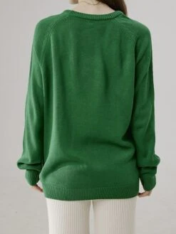 Women's Ugly Christmas Sweater Pullover Sweater Jumper Christmas Sweaters Crew Neck Ribbed Knit Acrylic Knitted Fall Winter Regular Outdoor Christmas Daily Fashion Casual Soft Long Sleeve Animal -Xmas Cothing Store clacaj1697290677823