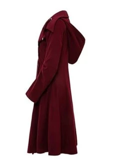 Women's Winter Coat Long Coat Christmas Pea Coat Xmas Dress Coat Party Wear Thermal Warm Windproof Overcoat Fall Trench Coat Drawstring Jacket Green Black Gray Wine Camel -Xmas Cothing Store cokgac1600772686085