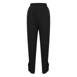 Women‘s Cotton Linen Pants With Side Pockets Christmas Wide-Leg Loose Casual Summer Fall White Light Blue S 2XL -Xmas Cothing Store dbohad1675063389955