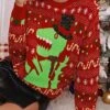 Women's Ugly Christmas Sweater Pullover Sweater Jumper Christmas Sweaters Crew Neck Ribbed Knit Acrylic Knitted Print Fall Winter Regular Outdoor Christmas Daily Fashion Casual Soft Long Sleeve