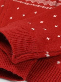 Women's Ugly Christmas Sweater Pullover Sweater Jumper Crew Neck Ribbed Knit Acrylic Knitted Fall Winter Xmas Holiday Stylish Casual Soft Long Sleeve Animal Christmas Tree Red Navy Blue S M L -Xmas Cothing Store dkzfsi1665489473780