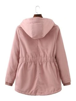 Women's Winter Coat Thicken Puffer Jacket Warm Fleece Parka With Hood Christmas Pink Waterproof Zipper Drawstring Heated Coat With Pocket Classic Outdoor Windproof Outerwear Red 24 Women's Winter Coat Thicken Puffer Jacket Warm Fleece Parka With Hood Christmas Pink Waterproof Zipper Drawstring Heated Coat With Pocket Classic Outdoor Windproof Outerwear Red -Xmas Cothing Store dmxtkz1695378450143