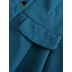 Women's Winter Coat Long Overcoat With Belt Christmas Party Xmas Wear Warm Double Breasted Pea Coat With Fur Collar Fall Trench Coat Red Black Khaki Elegant Outerwear CasualJacket -Xmas Cothing Store ejffnz1692602512004