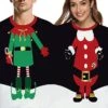 Women's Unisex Ugly Christmas Sweater Pullover Sweater Jumper Crew Neck Ribbed Knit Polyester Oversized Fall Winter Short Xmas Daily Going Out Stylish Casual Soft Long Sleeve Santa Claus -Xmas Cothing Store emcmgi1695262425795