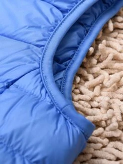 Women's Quilted Vest Sleeveless Puffer Jacket Christmas Windproof Warm Gilet Lightweight Parka ZipperStand Collar Outerwear Fall Light Pink Navy Black -Xmas Cothing Store exjols1695715263082