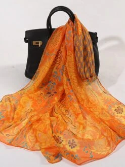 Women's Scarves Satin Scarves Christmas Halloween Gift Tie Dye Chiffon Vacation Classical Casual Outdoor Casual Casual / Daily 1 PC 11 Women's Scarves Satin Scarves Christmas Halloween Gift Tie Dye Chiffon Vacation Classical Casual Outdoor Casual Casual / Daily 1 PC -Xmas Cothing Store falppi1695029933503