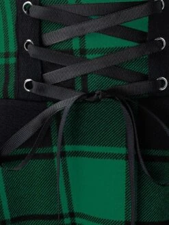 Women's Plaid Skirt Mini Black And White Red Green Skirts Xmas Casual Party Christmas S M L -Xmas Cothing Store ffbazk1621413229723