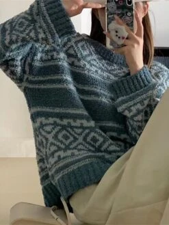 Women's Ugly Christmas Sweater Pullover Sweater Jumper Christmas Sweaters Crew Neck Ribbed Knit Acrylic Oversized Knitted Fall Winter Regular Outdoor Christmas Daily Vintage Fashion Casual Long Sleeve 15 Women's Ugly Christmas Sweater Pullover Sweater Jumper Christmas Sweaters Crew Neck Ribbed Knit Acrylic Oversized Knitted Fall Winter Regular Outdoor Christmas Daily Vintage Fashion Casual Long Sleeve -Xmas Cothing Store foghsx1697626869558