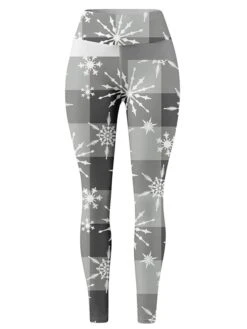 Women's Leggings Full Length Print Micro-elastic High Waist Fashion Streetwear Outdoor Christmas 2-30 2-14 S M Fall Winter -Xmas Cothing Store fpjbun1696232202343