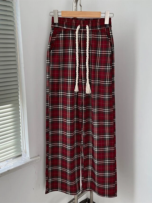 Women's Wide Leg Pants Trousers Full Length Fashion Streetwear Christmas Street Robin's Egg Blue White S M Fall Winter 10 Women's Wide Leg Pants Trousers Full Length Fashion Streetwear Christmas Street Robin's Egg Blue White S M Fall Winter - Image 8