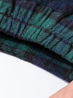 Women's Skirt A Line Swing Long Plaid Print Skirt Maxi Red Navy Blue Skirts Fall & Winter High Waist Fashion Xmas Elegant Christmas Street S M L -Xmas Cothing Store gjehxz1693380759746