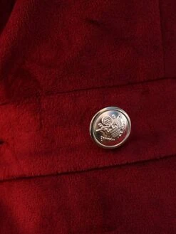 Women's Winter Coat Long Overcoat Double Breasted Lapel Trench Coat Christmas Red Dress Coat Party Wear Thermal Warm Windproof Jacket Elegant Lady Street Outerwear Long Sleeve Fall -Xmas Cothing Store glspdv1667964378755