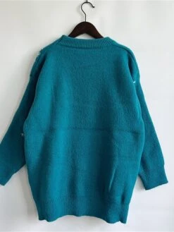 Women's Ugly Christmas Sweater Pullover Sweater Jumper Crew Neck Ribbed Knit Polyester Oversized Fall Winter Regular Outdoor Christmas Daily Stylish Casual Soft Long Sleeve Elk Snowflake Red Blue -Xmas Cothing Store gnzbvb1696903392175