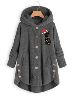 Women's Fleece Jacket Sherpa Jacket Teddy Coat Windproof Warm Outdoor Christmas Daily Wear Vacation Button Pocket Print Single Breasted Hoodie Plush Casual Daily Modern Xmas Animal Regular Fit 13 Women's Fleece Jacket Sherpa Jacket Teddy Coat Windproof Warm Outdoor Christmas Daily Wear Vacation Button Pocket Print Single Breasted Hoodie Plush Casual Daily Modern Xmas Animal Regular Fit -Xmas Cothing Store gvwkos1667468167715