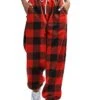 Women's Buffalo Plaid Sweatpants Joggers For Christmas Full Length Fashion Streetwear Christmas Red S M Fall Winter -Xmas Cothing Store gytuqd1695281985682