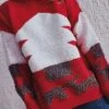 Women's Ugly Christmas Sweater Pullover Sweater Jumper Crew Neck Ribbed Knit Polyester Patchwork Fall Winter Regular Outdoor Christmas Daily Stylish Casual Soft Long Sleeve Elk Christmas Tree Red 1 Women's Ugly Christmas Sweater Pullover Sweater Jumper Crew Neck Ribbed Knit Polyester Patchwork Fall Winter Regular Outdoor Christmas Daily Stylish Casual Soft Long Sleeve Elk Christmas Tree Red -Xmas Cothing Store hcxlor1696903339171