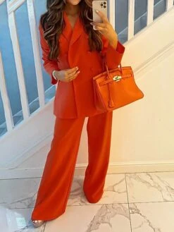 Women's Suits Christmas Button Pure Color Breathable Fashion Regular Xmas Fit Outerwear Long Sleeve Fall White S