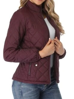 Women's Parka Outdoor Christmas Street Xmas Fall Winter Regular Coat Stand Collar Regular Fit Thermal Warm Windproof Comtemporary Casual Minimalism Jacket Long Sleeve Solid Color With Pockets Full Zip -Xmas Cothing Store igqxlj1693389128516