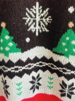 Women's Ugly Christmas Sweater Pullover Sweater Jumper Crew Neck Ribbed Knit Polyester Oversized Fall Winter Regular Outdoor Christmas Daily Stylish Casual Soft Long Sleeve Letter Elk Christmas Tree -Xmas Cothing Store ijaufr1696823482192