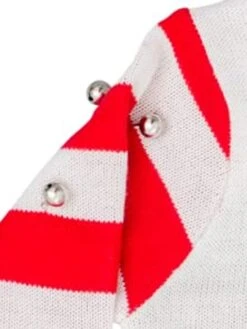 Women's Ugly Christmas Sweater Pullover Sweater Jumper Crew Neck Ribbed Knit Acrylic Patchwork Fall Winter Regular Outdoor Xmas Daily Stylish Casual Soft Long Sleeve Letter Christmas Tree Striped -Xmas Cothing Store jdktsi1695115487241