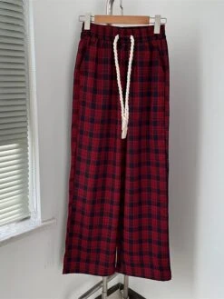 Women's Wide Leg Pants Trousers Full Length Fashion Streetwear Christmas Street Robin's Egg Blue White S M Fall Winter 18 Women's Wide Leg Pants Trousers Full Length Fashion Streetwear Christmas Street Robin's Egg Blue White S M Fall Winter -Xmas Cothing Store jdofee1695792140280