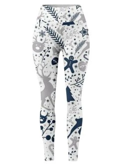 Women's Leggings Full Length Print Micro-elastic High Waist Fashion Streetwear Outdoor Christmas 2-30 2-14 S M Fall Winter -Xmas Cothing Store jslcmq1696232201135