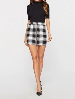 Women's Skirt Bodycon Plaid Skirt Mini Black Red Skirts Winter Print High Waist Fashion Sexy Casual Christmas Street Xmas S M L 20 Women's Skirt Bodycon Plaid Skirt Mini Black Red Skirts Winter Print High Waist Fashion Sexy Casual Christmas Street Xmas S M L -Xmas Cothing Store jwsjod1695351132442