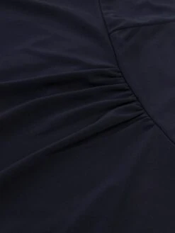 Women's Skirt Asymmetrical Polyester Lace Over Charmeuse Black Red Navy Blue Skirts Winter Ruffle Drawstring Side Button High Waist Steampunk® Retro Gothic Carnival Costumes Ladies Christmas -Xmas Cothing Store jwuoua1635224753242