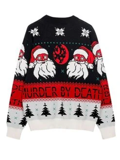 Women's Ugly Christmas Sweater Pullover Sweater Jumper Crew Neck Ribbed Knit Knit Patchwork Fall Winter Regular Outdoor Xmas Daily Stylish Casual Soft Long Sleeve Heart Letter Santa Claus Black -Xmas Cothing Store jzglpw1695115488578