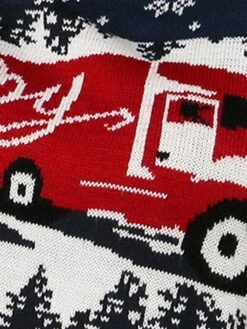 Women's Ugly Christmas Sweater Pullover Sweater Jumper Christmas Sweaters Crew Neck Ribbed Knit Acrylic Knitted Fall Winter Regular Outdoor Christmas Daily Fashion Casual Soft Long Sleeve Geometric -Xmas Cothing Store jznewc1697290683798