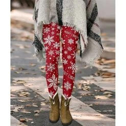 Women's Fleece Pants Xmas Tights Leggings Thermal Underwear Fleece Lined Dark Gray Khaki Red Vacation Casual Christmas Snowman Weekend Winter Print Stretchy Ankle-Length Thermal Warm Santa Claus 16 Women's Fleece Pants Xmas Tights Leggings Thermal Underwear Fleece Lined Dark Gray Khaki Red Vacation Casual Christmas Snowman Weekend Winter Print Stretchy Ankle-Length Thermal Warm Santa Claus -Xmas Cothing Store kgtbga1663739679787