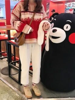 Women's Ugly Christmas Sweater Pullover Sweater Jumper Christmas Sweaters Crew Neck Ribbed Knit Acrylic Knitted Fall Winter Regular Outdoor Christmas Daily Fashion Casual Soft Long Sleeve Snowflake -Xmas Cothing Store khsmnn1697785167887