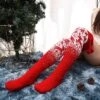 Women's Stockings Home Christmas Daily Animal Polyester Knit Cosplay Sexy Warm Casual / Daily 1 Pair 1 Women's Stockings Home Christmas Daily Animal Polyester Knit Cosplay Sexy Warm Casual / Daily 1 Pair -Xmas Cothing Store khuipx1697626908360