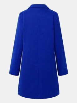 Women's Winter Coat Long Overcoat Christmas Party Wear Double Breasted Lapel Pea Coat Fall Trench Coat Red -Xmas Cothing Store ldmrpy1659942676312