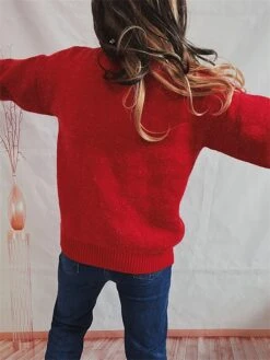 Women's Ugly Christmas Sweater Pullover Sweater Jumper Crew Neck Ribbed Knit Acrylic Oversized Fall Winter Regular Outdoor Xmas Daily Stylish Casual Soft Long Sleeve Elk Snowflake Red S M L -Xmas Cothing Store lfjqbj1696903331856