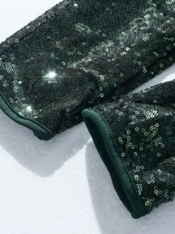 Women's Tights Leggings Red & White Green Apricot Fashion Sparkle Sparkle & Shine Xmas Party Christmas Street Sequins Stretchy Full Length Comfort Plain S M L XL XXL -Xmas Cothing Store lhyvin1666251393057