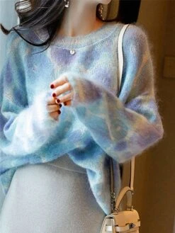 Women's Ugly Christmas Sweater Pullover Sweater Jumper Christmas Sweaters Crew Neck Ribbed Knit Acrylic Knitted Print Fall Winter Regular Outdoor Christmas Daily Fashion Casual Soft Long Sleeve Color -Xmas Cothing Store lthlyr1697697869885